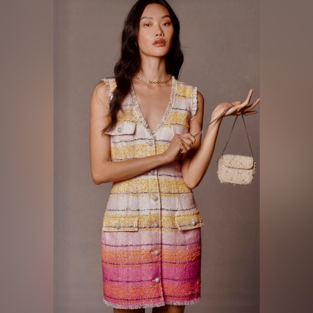 👗 NWOT! Anthropologie Maeve Tweed Ombré Dress